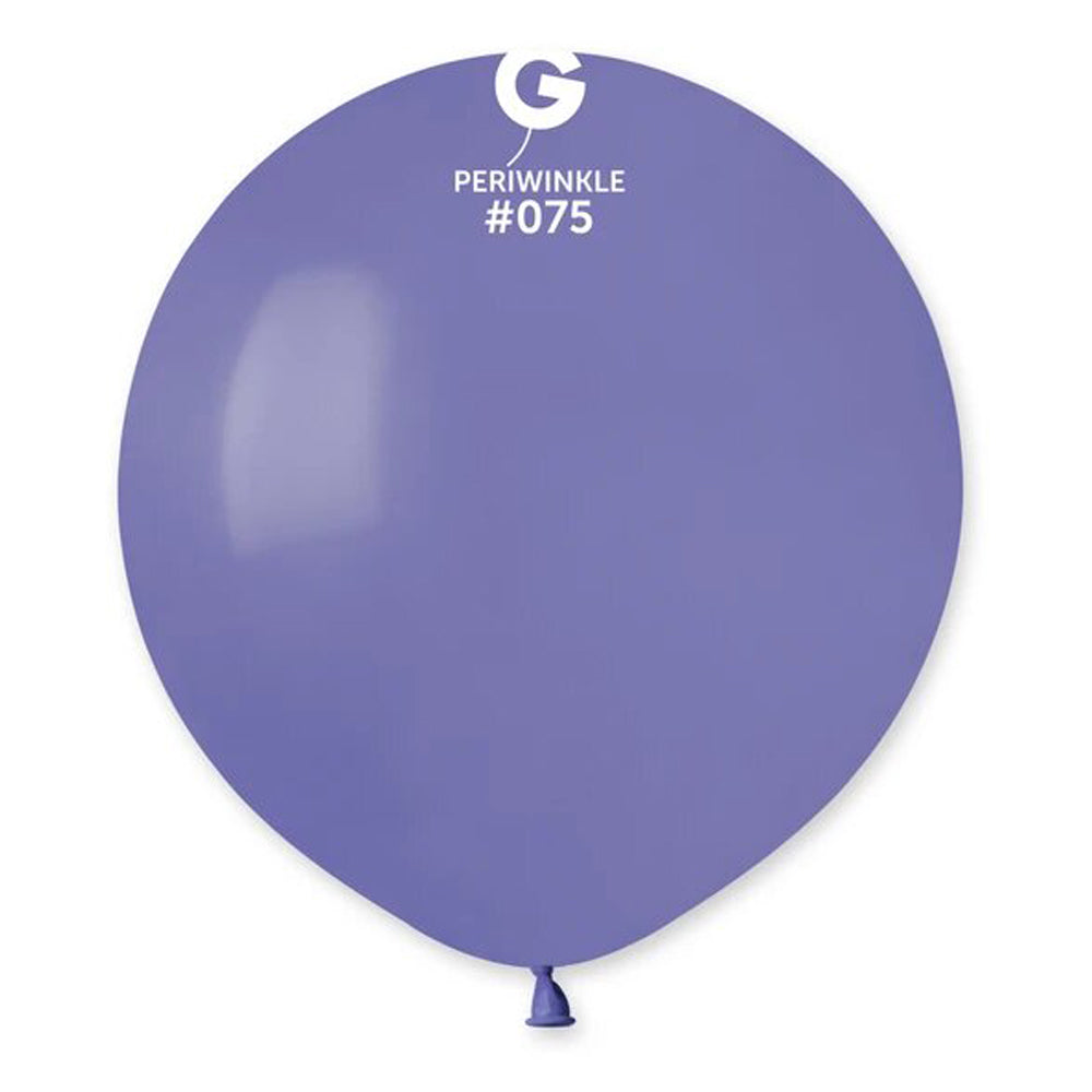 Solid Balloons Periwinkle 19” Gemar #075