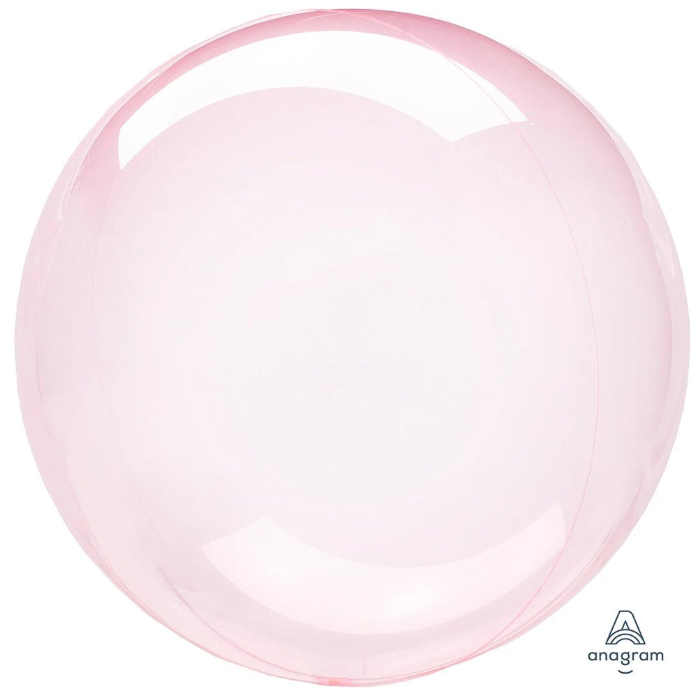 Bubble Crystal Clearz Dark Pink 18"