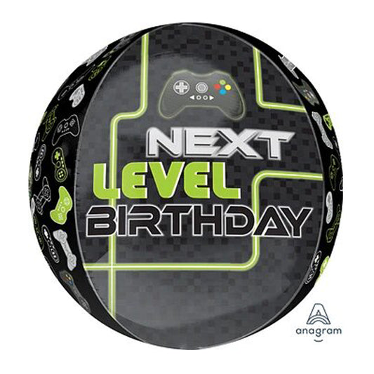 Level Up Birthday Orbz 15"