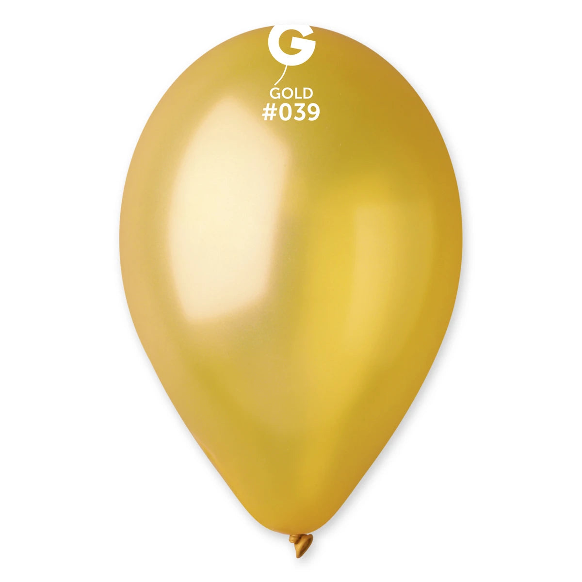 Metallic Balloon Gold #039 SIZE 5" 12" 19" 31"
