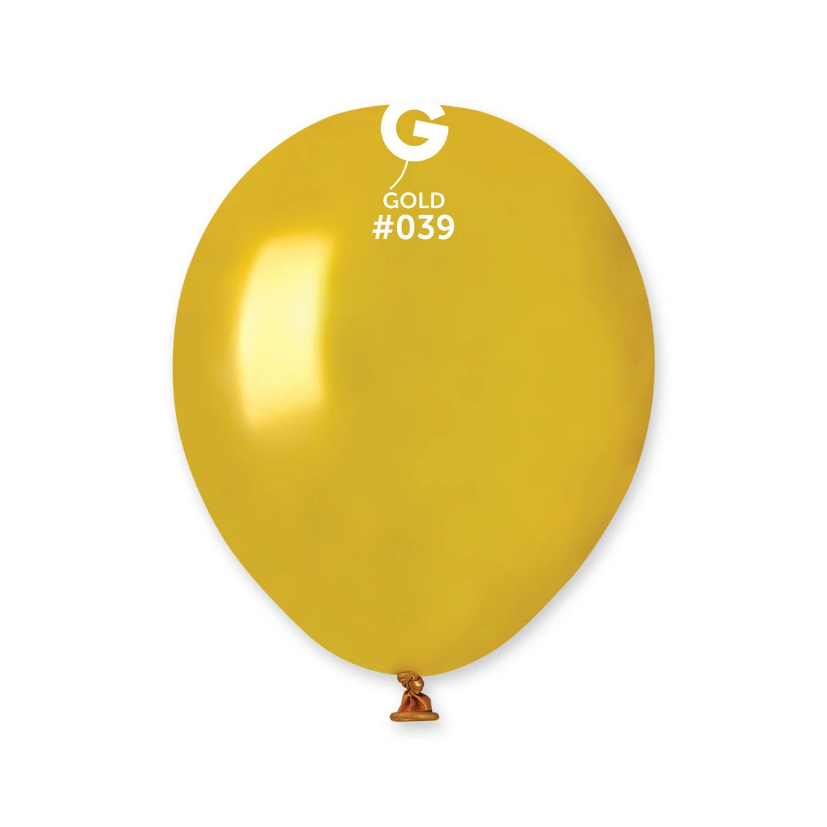Metallic Balloon Gold #039 SIZE 5" 12" 19" 31"