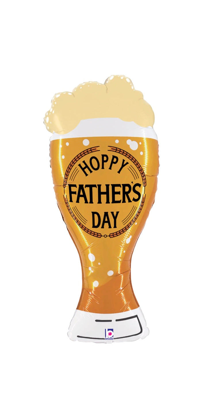 Hoppy Father's Day Beer Shape Foil Balloon 39''