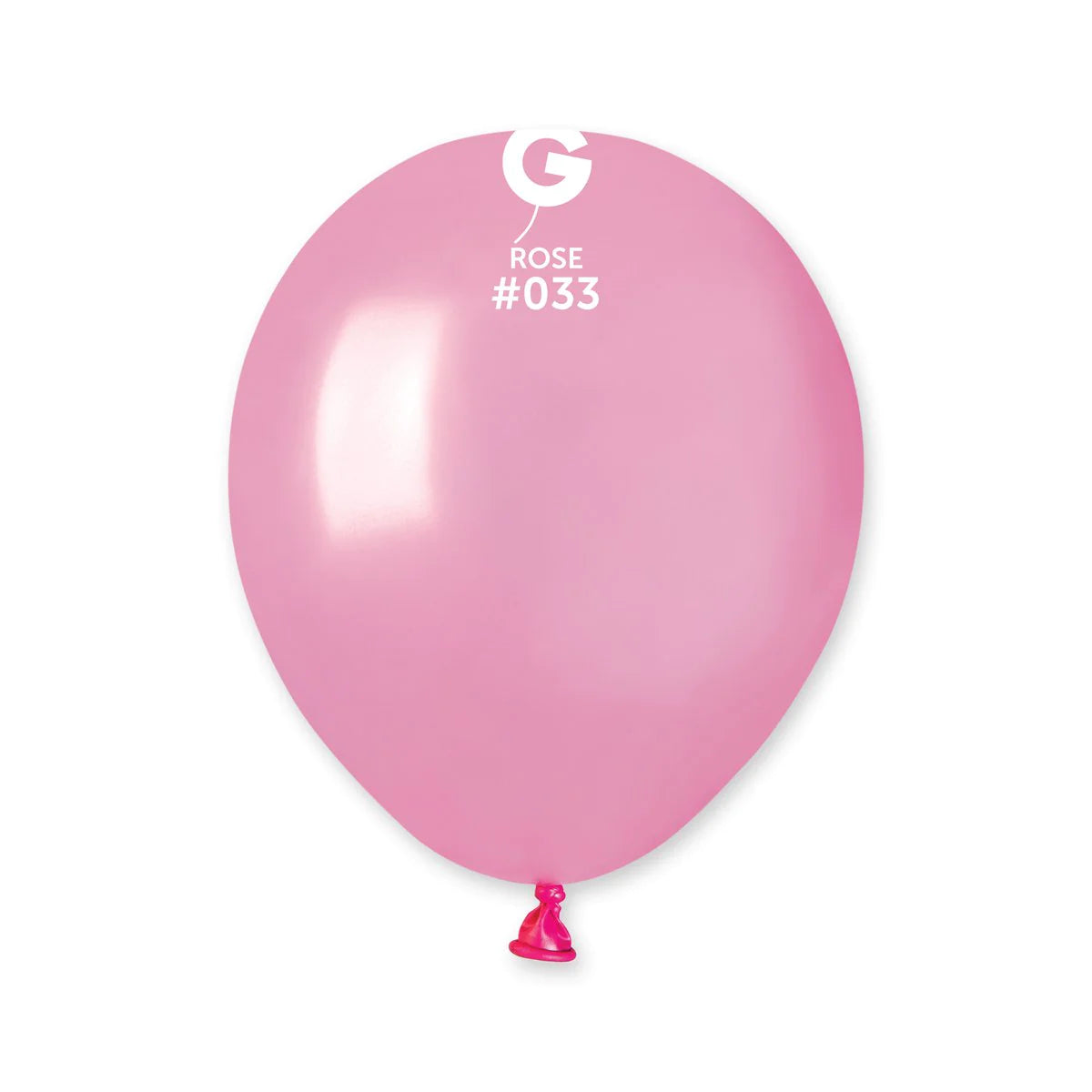 Metallic Balloon Rose #033 size 5" 12" 19" 31"
