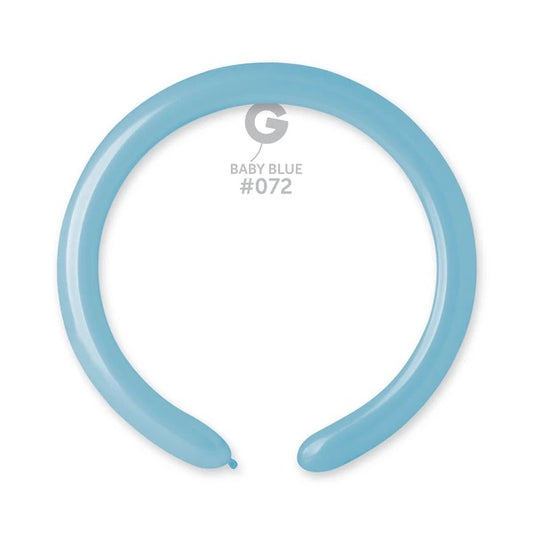 SOLID BALLOONS  BABY BLUE 2 GEMAR #072 260