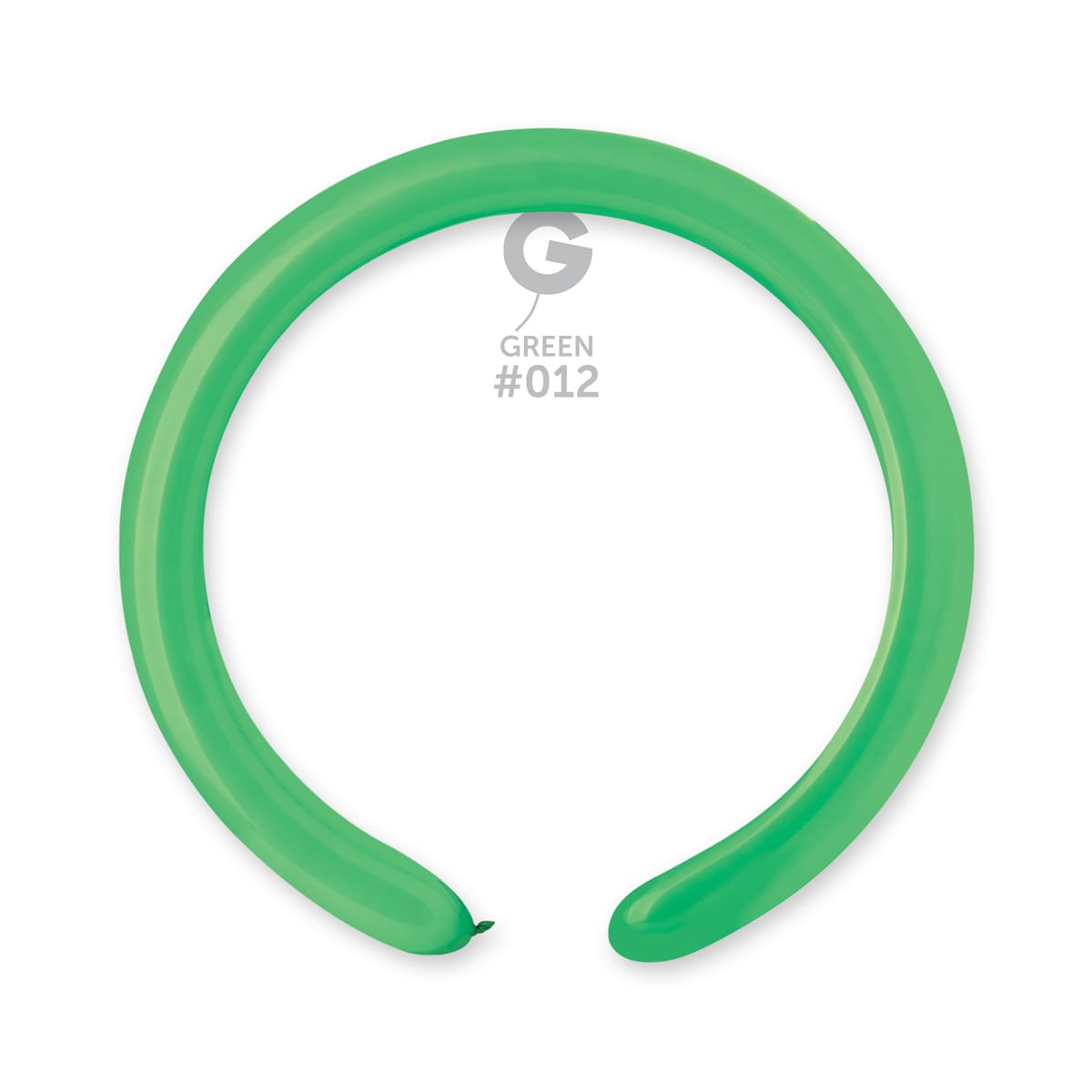 SOLID BALLOONS GREEN 2" GEMAR #012 260