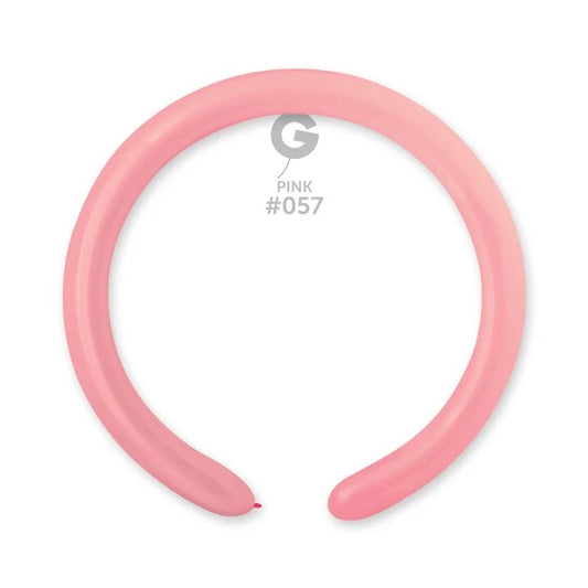 SOLID BALLOONS PINK 2" GEMAR #057 260