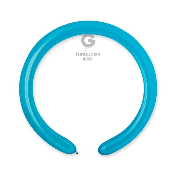 SOLID BALLOONS TURQUOSE 2" GEMAR #068 260
