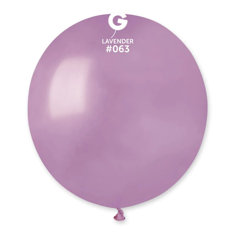 Metallic Balloon Lavender #063 size 5" 12" 19" 31"