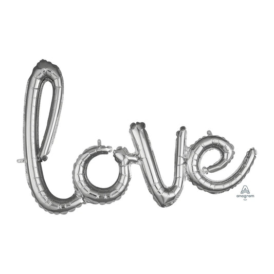 31” Phrase Love Silver