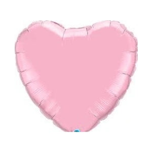 18″ Solid Heart Baby Pink
