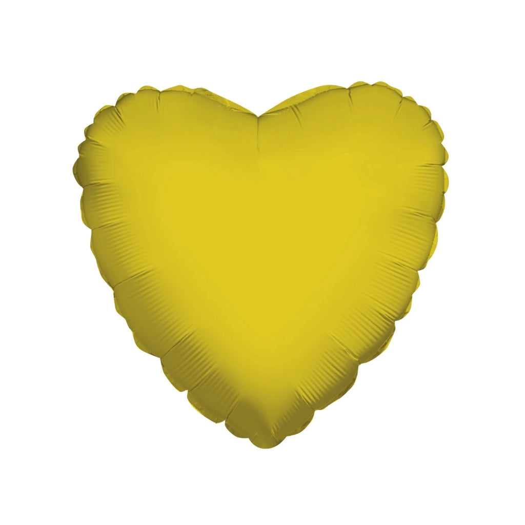 Heart Gold Shaped 4" (Flat)