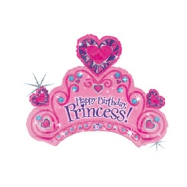 Happy BDAY Princess 34" balloons foil