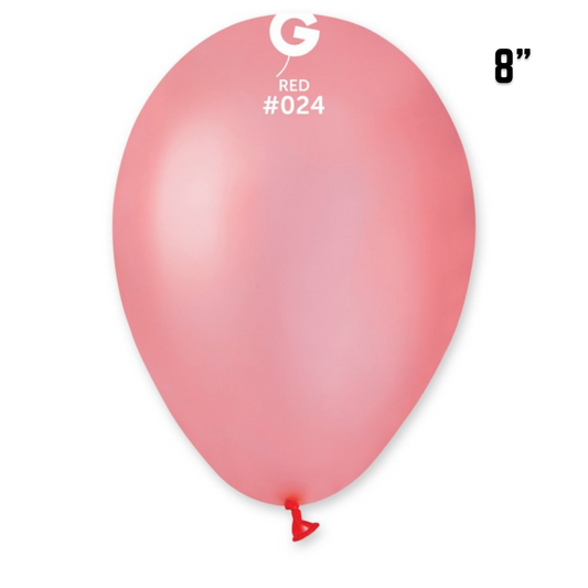 Neon Red Balloons