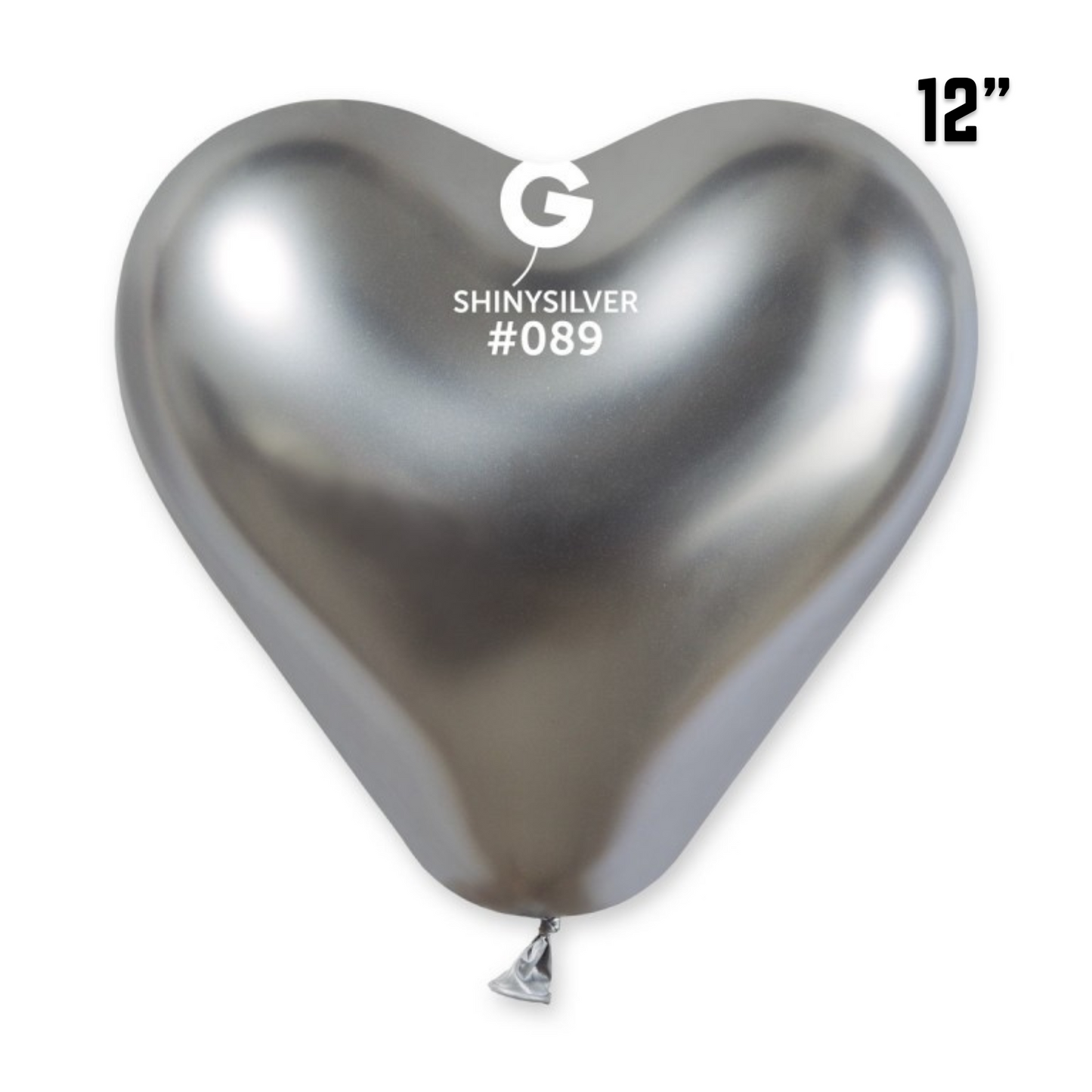 Shiny Silver Balloons 5” gemar #089