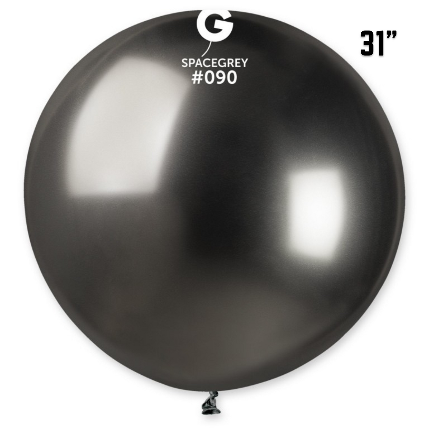 Shiny Space Grey Balloons