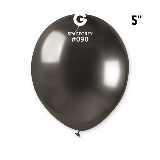 Shiny Space Grey Balloons